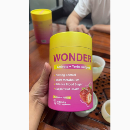 Mate Tea Powder Capsules with Strawberry Flavor