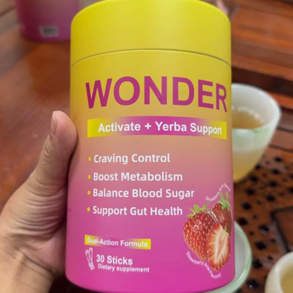 Mate Tea Powder Capsules with Strawberry Flavor